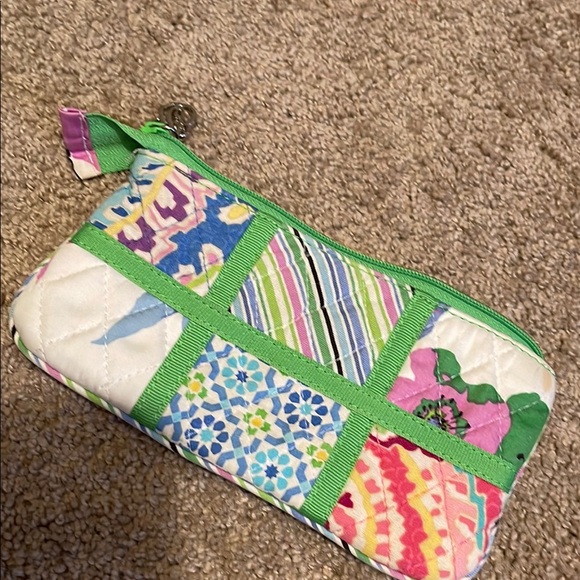 Colorful Patchwork Zipper Pouch - Picture 2 of 3